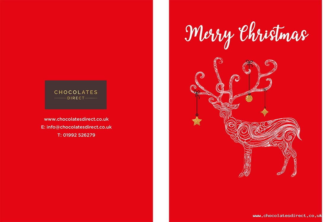 Merry Christmas Reindeer Gift Card