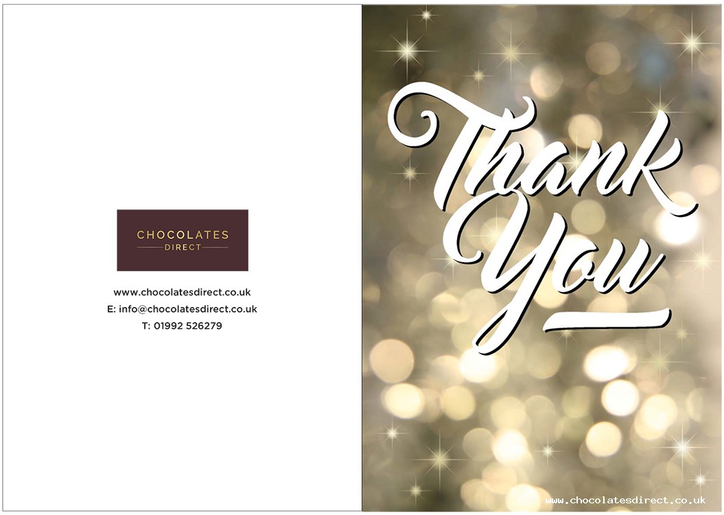 Sparkle Thank You Gift Card
