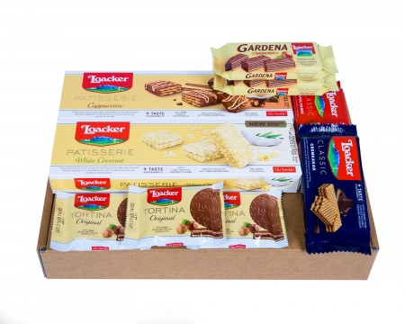 Loacker natural wafer biscuits Coffee Break TreatBox